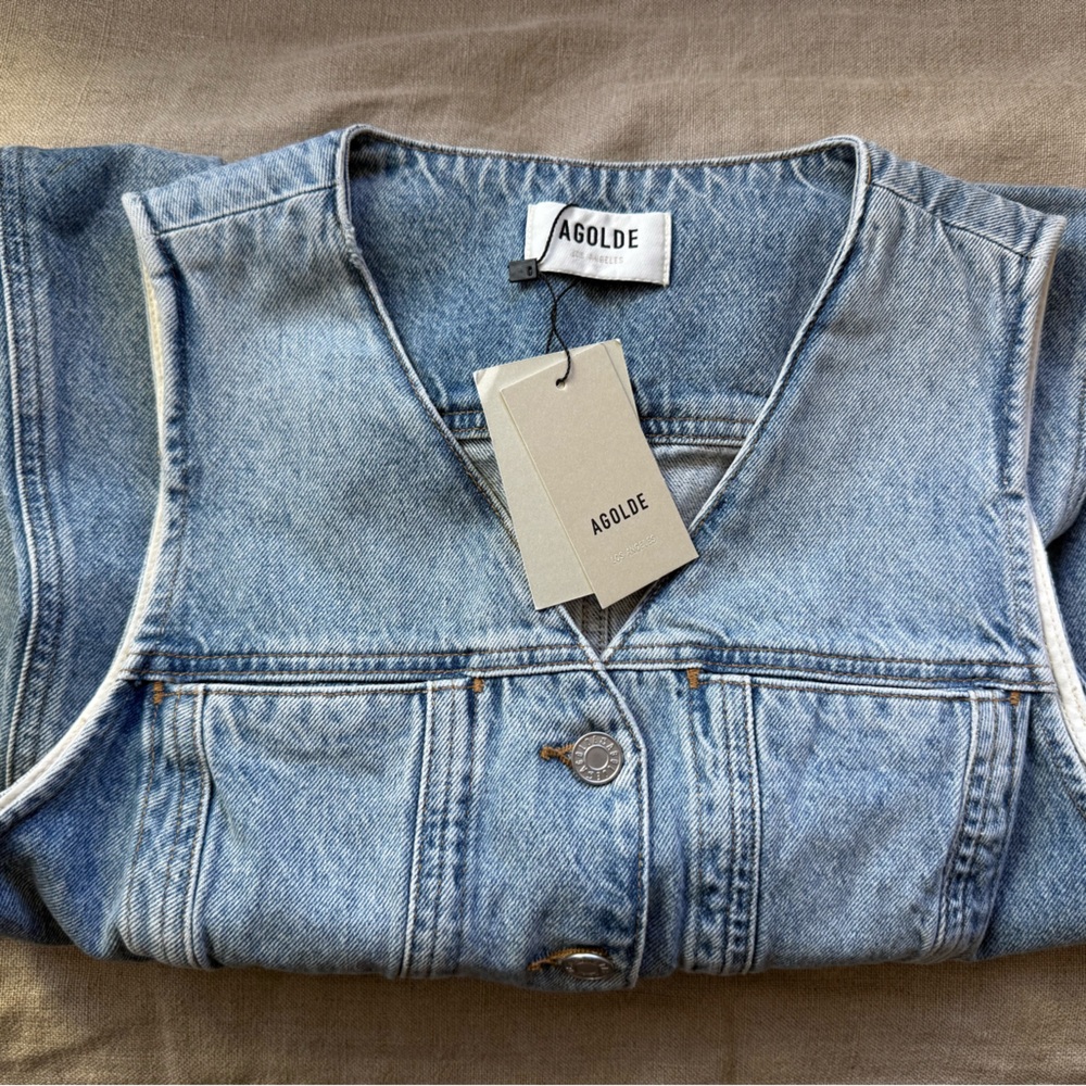 Agolde Women's Light Blue Denim Dress